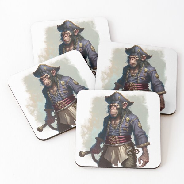 Item preview, monkey pirate designed and sold by IA-Power.