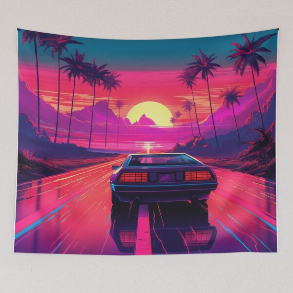 Item preview, Synthwave Sunset Drive Retro designed and sold by zacharyjudge.