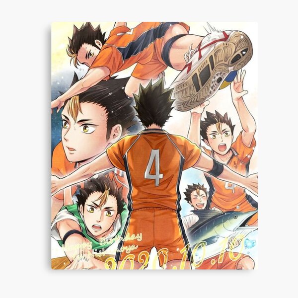 Nishinoya Yuu Haikyuu' Poster, picture, metal print, paint by