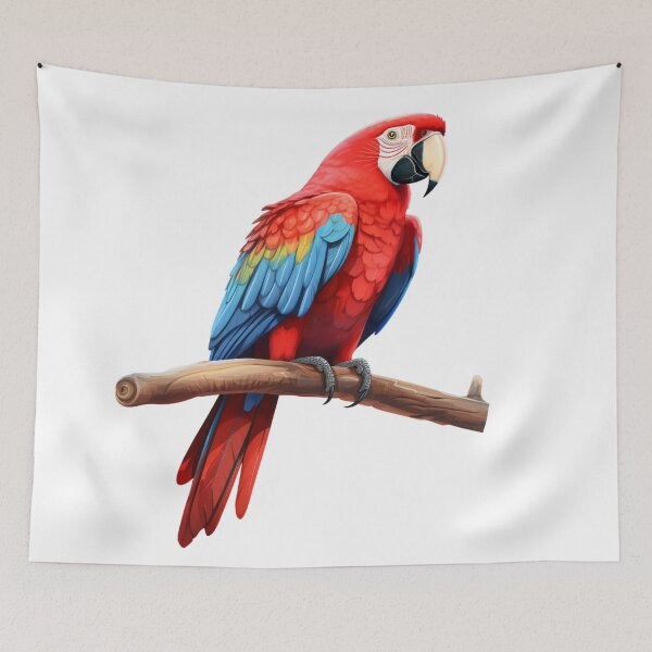 Item preview, A Scarlet Macaw designed and sold by GoodOldVintage.