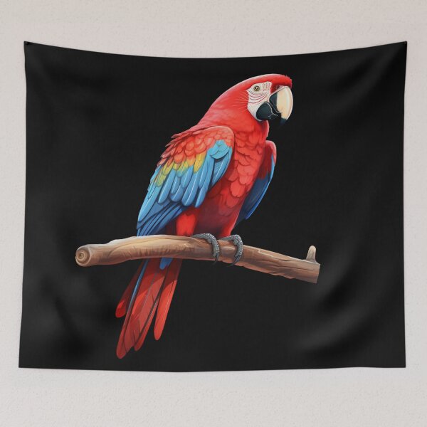 Item preview, A Scarlet Macaw designed and sold by GoodOldVintage.