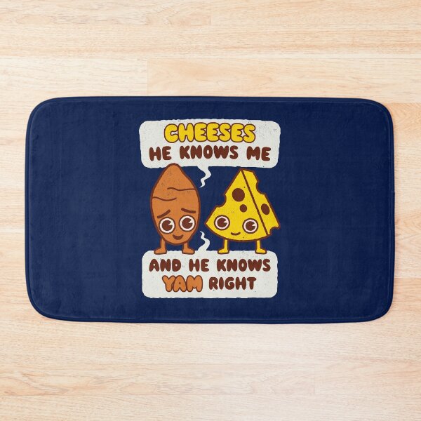 Item preview, Cheeses He know me - Musical Pun Cheeky Joke  designed and sold by WeirdPunderful.