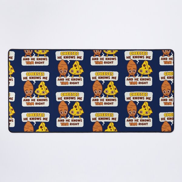 Item preview, Cheeses He know me - Musical Pun Cheeky Joke  designed and sold by WeirdPunderful.