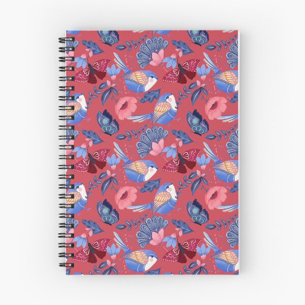 Item preview, Red nature inspired pattern. Forest life illustration. designed and sold by DO-artbyDeliaO.