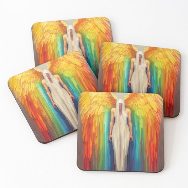 Item preview, Rainbow dream Angel 3 designed and sold by Red Witch Art.