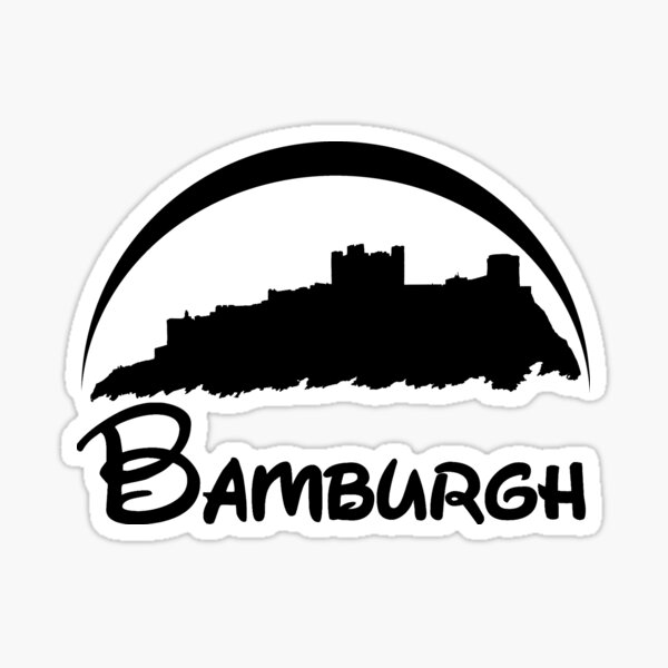 Item preview, Bamburgh Castle (Black Logo) designed and sold by Ragetroll.