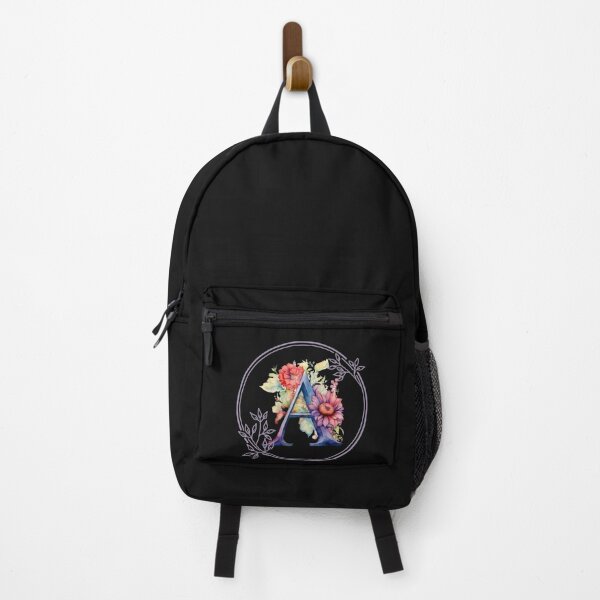 Item preview, Floral monogram letter A in colorful flowers. designed and sold by LuckyFamily.