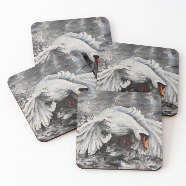 Item preview, Swan, a majestic bird, a contemporary masterpiece, artist: Luna Smith designed and sold by Luna-Smith.