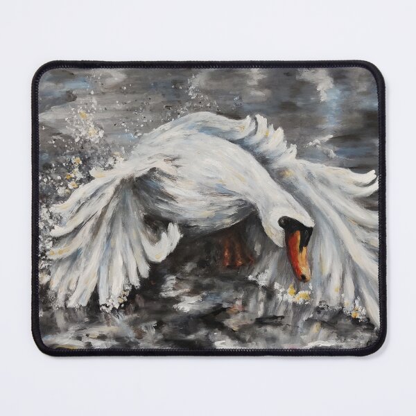Item preview, Swan, a majestic bird, a contemporary masterpiece, artist: Luna Smith designed and sold by Luna-Smith.