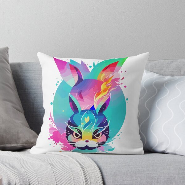 Aperçu de l'œuvre Résumé de lapin vibrant créée et vendue par TrickstersTrove.