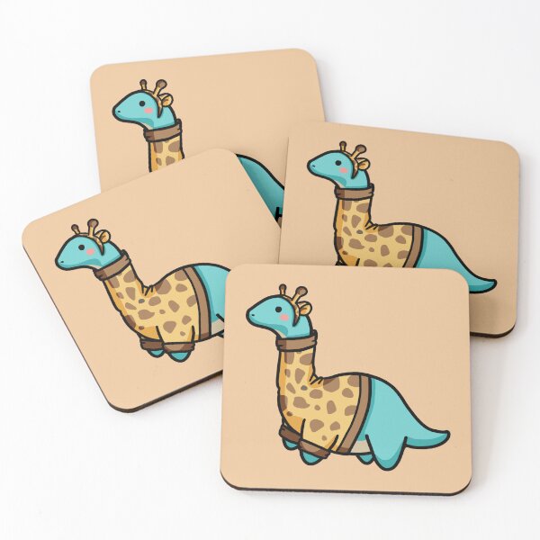 Item preview, Cute Long Neck Dressed As Giraffe, Dinosaurus. designed and sold by hugadino.