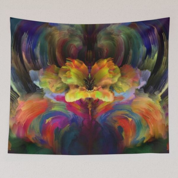 Item preview, Psychedelic floral pattern designed and sold by MTShoppingLine.