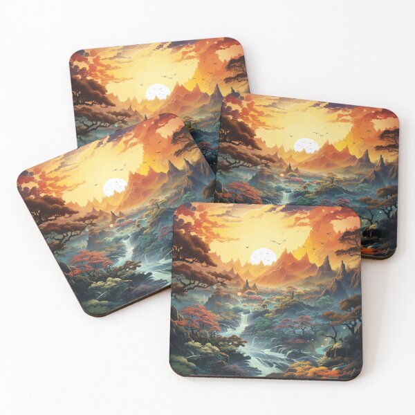 Item preview, Ethereal Falls: A Mystic Dance of Light and Shadow - 18 designed and sold by Moisky Art.