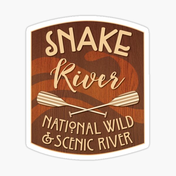 Item preview, Snake River, National Wild and Scenic River designed and sold by ginkgotees.