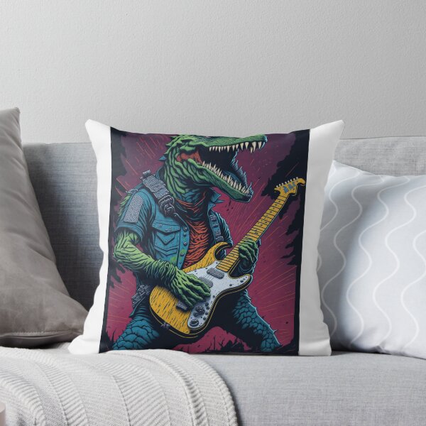 Item preview, Dinosaur playing guitar   designed and sold by mixreality.