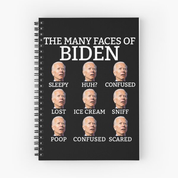 Item preview, Many Faces Of Biden Anti Biden Hate Biden Confused Biden Gear designed and sold by DynamicDesign.