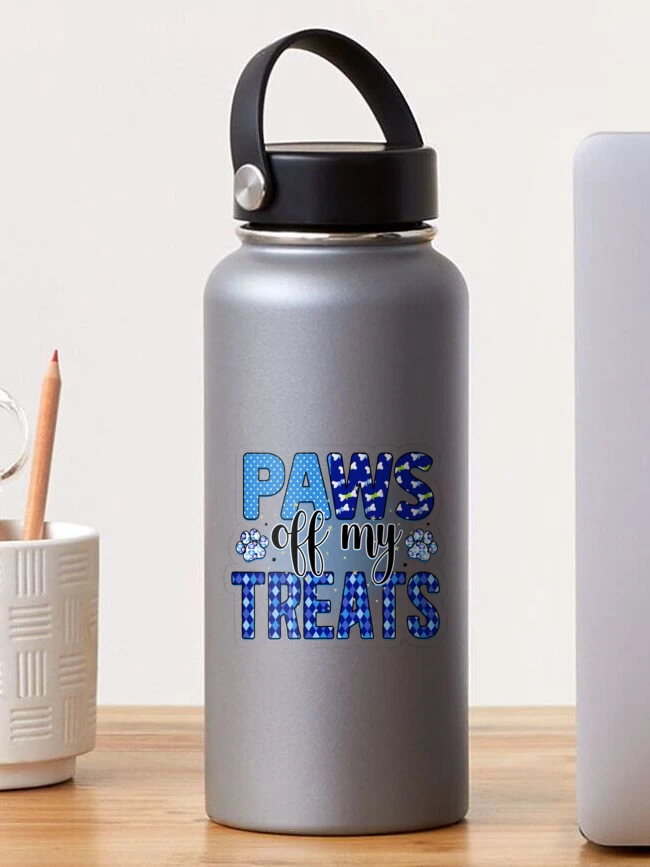 Imagen 1 de 3, Pegatina con la obra Paws off my treats, diseñada y vendida por irinatsy.