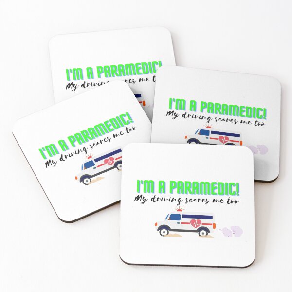Item preview, I'm a paramedic! My driving scares me too, funny paramedic designed and sold by FluffynFurious.
