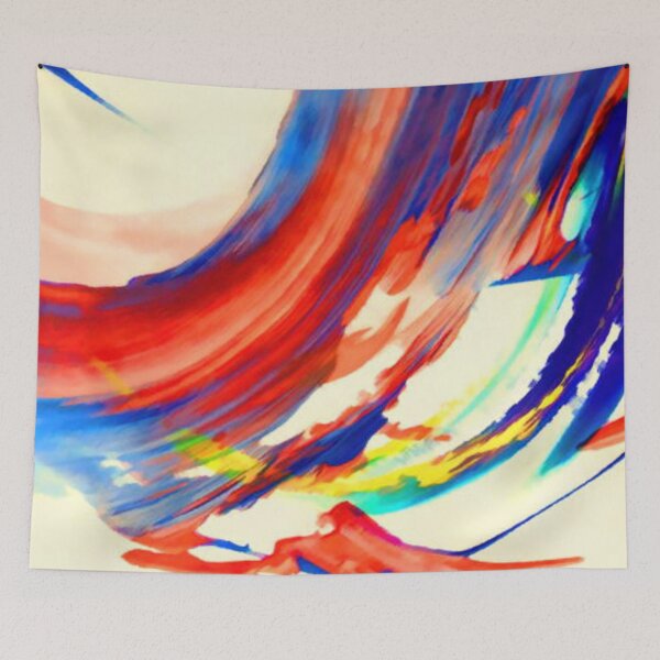 Item preview, 3d rendering Curve Dynamic Fluid Liquid Wallpaper. Light Pastel Cold Color Colorful Swirl Gradient Mesh. Bright Pink Vivid Vibrant Smooth Surface. Blurred Water Multicolor Neon Sky Gradient designed and sold by MTShoppingLine.