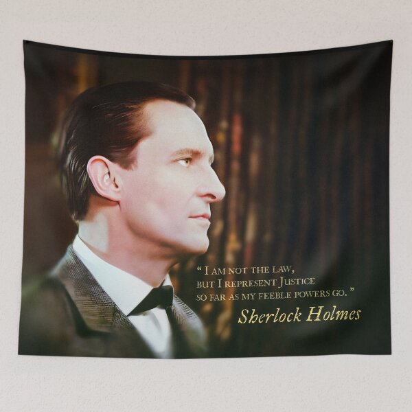 Item preview, Jeremy Brett as Sherlock Holmes: Fighting for Justice designed and sold by imageren.