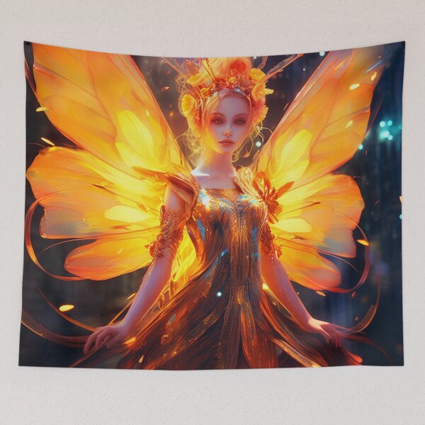 Item preview, Fiery Fairy 10 designed and sold by Red Witch Art.