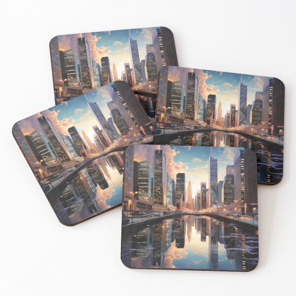 Item preview, Reflective Metropolis designed and sold by MystiCanvas.