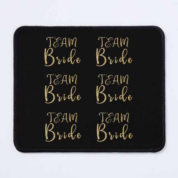 Item preview, Golden Unity: Stylish Team Bride Sticker Set - 6 Pieces of Sparkling Gold designed and sold by EmeraldeaArt.