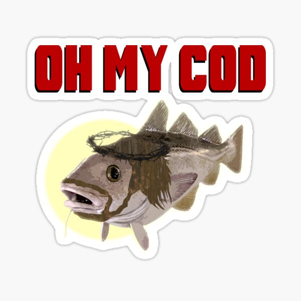 Cod Meme Stickers for Sale, Free US Shipping