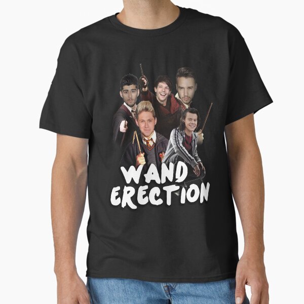 Item preview, Wand Erection Parody Shirt designed and sold by TheIronyCloset.