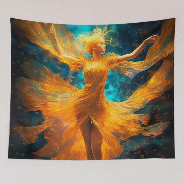 Item preview, Fiery Fairy 11 designed and sold by Red Witch Art.