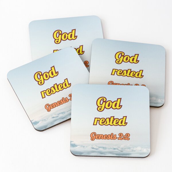 Item preview, Seventh Day of Creation ~ God Rested Genesis 2:2 designed and sold by RhondaCGoins.