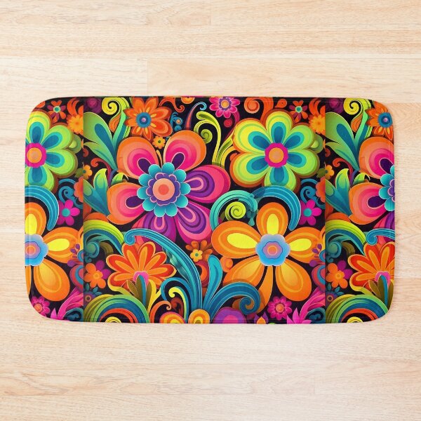 Item preview, Psychedelic Flowers designed and sold by SweetMagicDream.