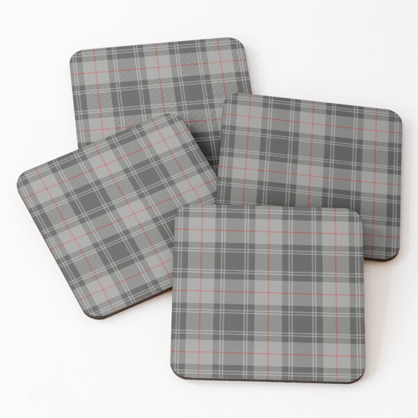 Item preview, Tartan, clan, Moffat tartan grey, red colours. Scottish Plaid pattern. Checkered pattern. designed and sold by iclipart.