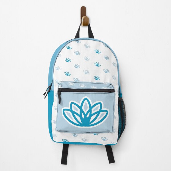 Item preview, Happy Vibes Lotus Flower (Blue) designed and sold by Design Zoomies.