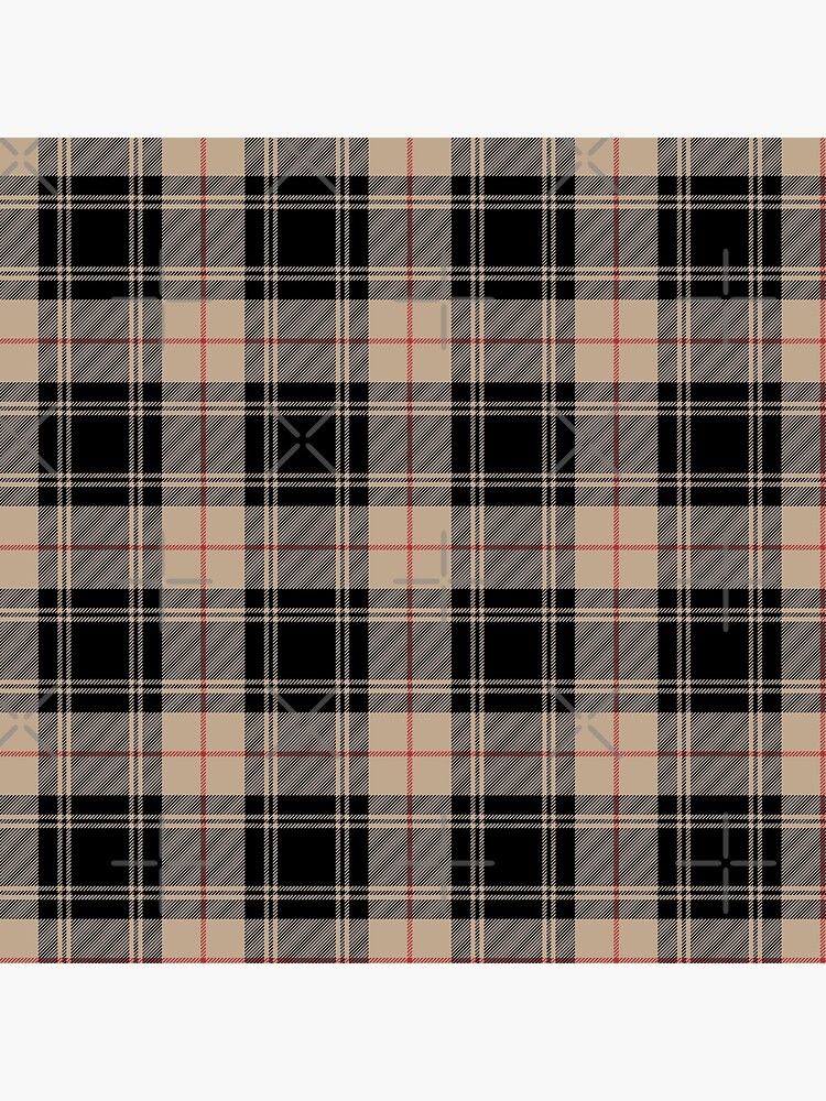 Tartan, clan, Moffat tartan tan, black, red colours. Scottish