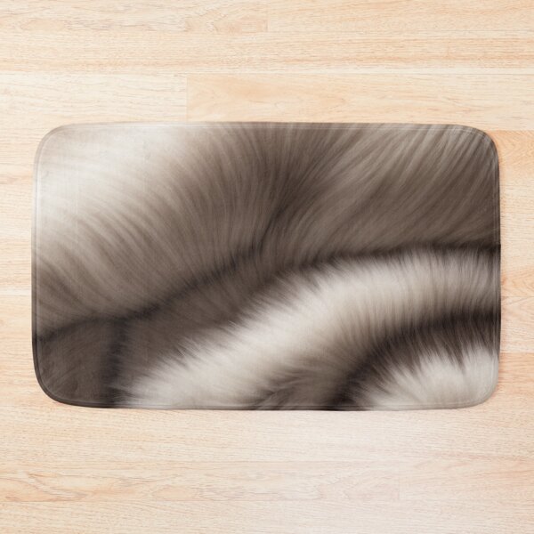 Item preview, Fluffy Fur Design | Bath Mat | Treat yourself designed and sold by ArtMadeCool.
