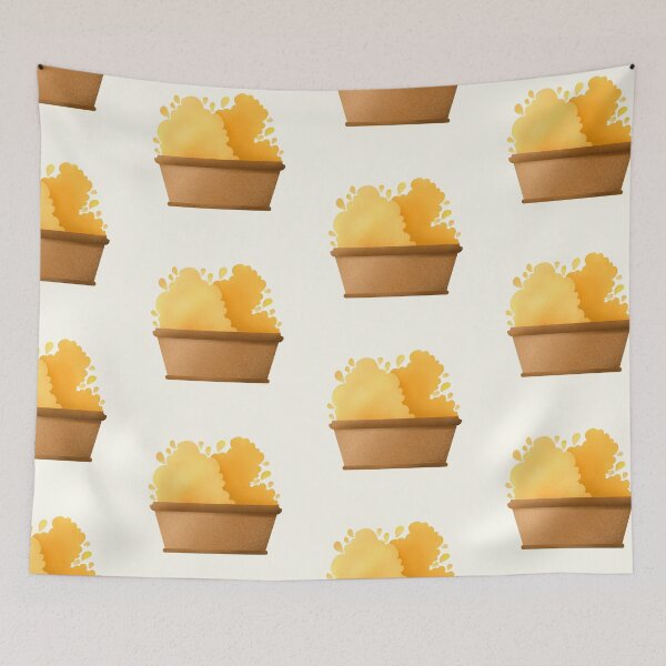 Item preview, Autumn bush bed cottagecore and hygge sticker by DozyJov designed and sold by DozyJov.