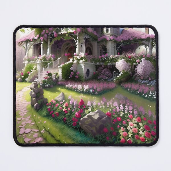 Item preview, A wonderful Flower World Fantasy Garden designed and sold by PixieDustAIArt.