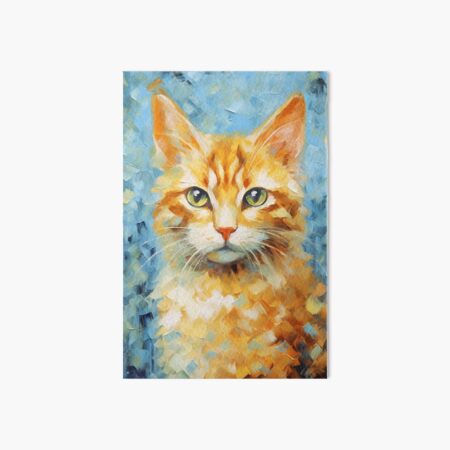 Personalised Ginger & White Cat - Art Print - Standard Print