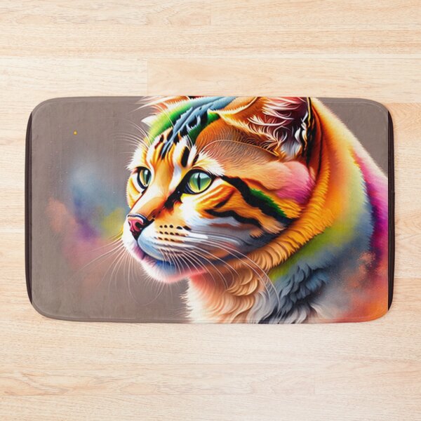 Item preview, Cute Rainbow Cat Watercolour designed and sold by Magical-bear.