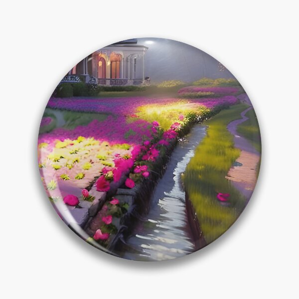 Item preview, A wonderful Flower World Fantasy Garden designed and sold by PixieDustAIArt.