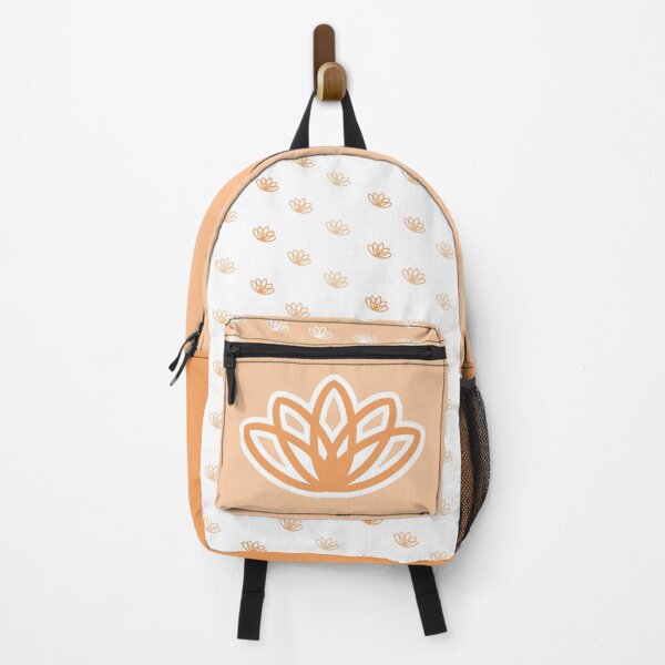 Item preview, Happy Vibes Lotus Flower (Orange) designed and sold by Design Zoomies.