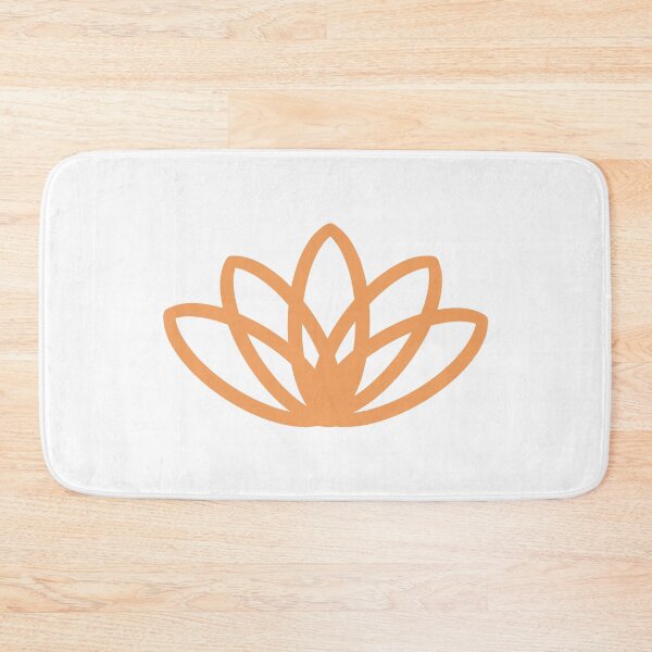 Item preview, Happy Vibes Lotus Flower (Orange) designed and sold by Design Zoomies.
