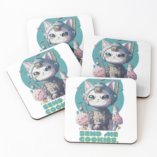 Item preview, Cookies cute cat robot designed and sold by LadyPinkShop.