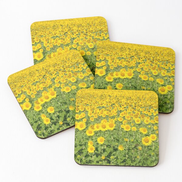 Item preview, Happy Summery Sunflower Farm Field designed and sold by Georgia Mizuleva.