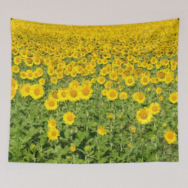 Item preview, Happy Summery Sunflower Farm Field designed and sold by Georgia Mizuleva.