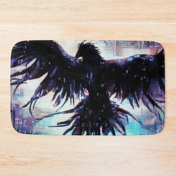 Item preview, Goth Raven pixel art designed and sold by TomFrontierArt.