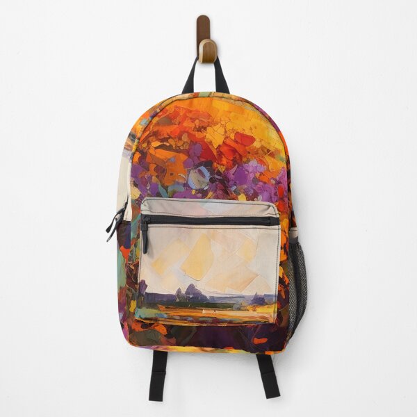 Item preview, Countryside summer Floral Fields at sunset - Impressionistic landscape 1 designed and sold by Red Witch Art.