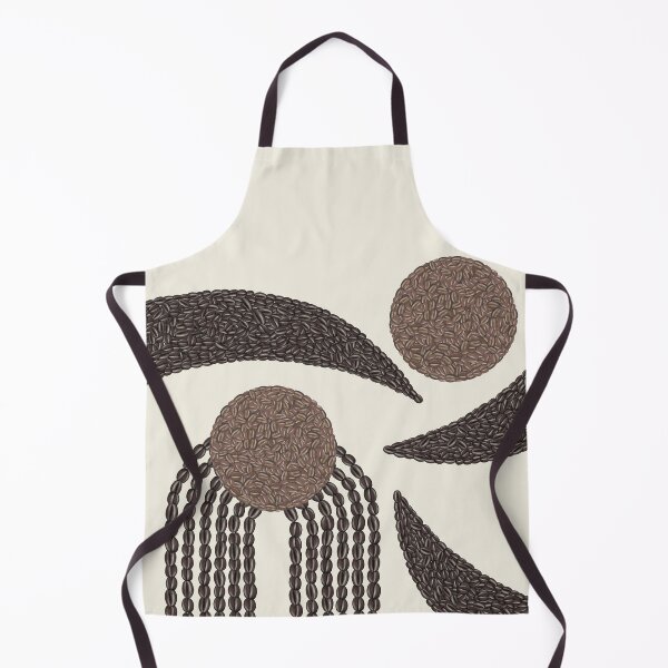 Aperçu de l'œuvre Modern Organic-Coffee Beans-Geometric- Neutre créée et vendue par artcolory.