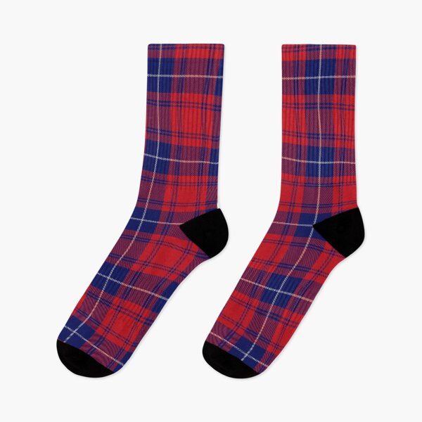Item preview, Tartan, clan, Moffat tartan red, blue, grey colours. Scottish Plaid pattern. Checkered pattern. designed and sold by iclipart.